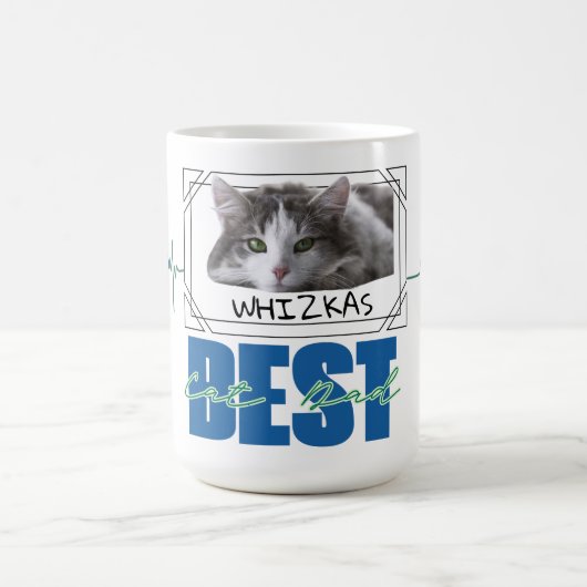 Best Cat Vater - Modernes Design Kaffeetasse (Mittel)