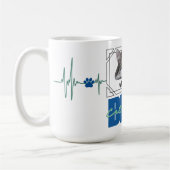Best Cat Vater - Modernes Design Kaffeetasse (Links)