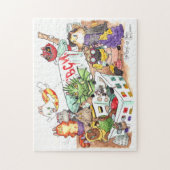 BEST CAT WRESTLING! BCW! BCW! PUZZLE (Vertikal)