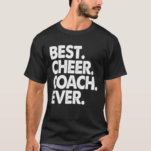 Best Cheer Coach Ever   Men  Party T-Shirt (Vorderseite)