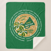 Best Cheer Coach Geschenke, ALL Cheerleader's Name Sherpadecke (Vorderseite)