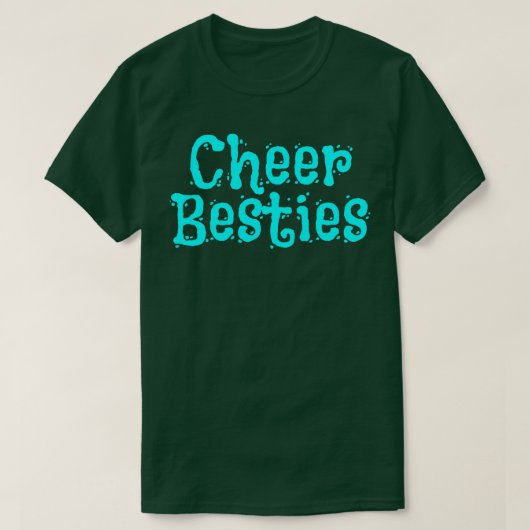 Best Cheer Friend Cheerleader Besties T-Shirt (Design vorne)