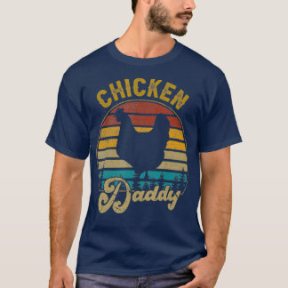 Best Chicken Daddy Vintag Retro 70er Chicken Vater T-Shirt
