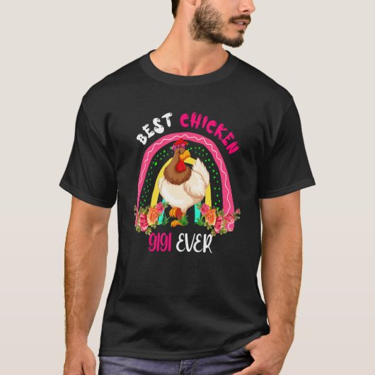 Best Chicken Gigi Ever Cute Chicken Bow Tie Mother T-Shirt (Vorderseite)