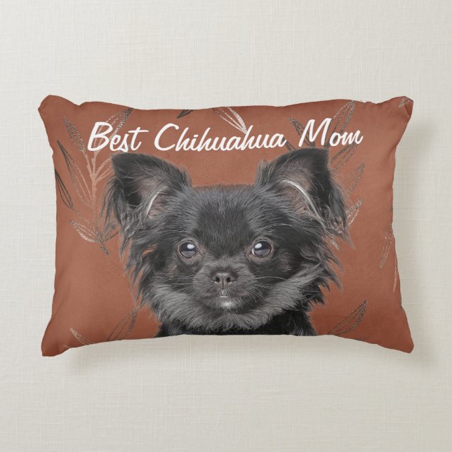 Best Chihuahua Mama Akzent Pillow Dekokissen (Vorderseite)