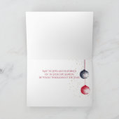 Best Christmas Ever Baby's First Christmas Foto Karte (Innenseite)