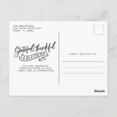 Best Christmas Ever New Baby Christmas Postkarte (Rückseite)