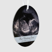 Best Christmas Ever Niedliches Ultrasound Junge Fo Ornament (Vorderseite)