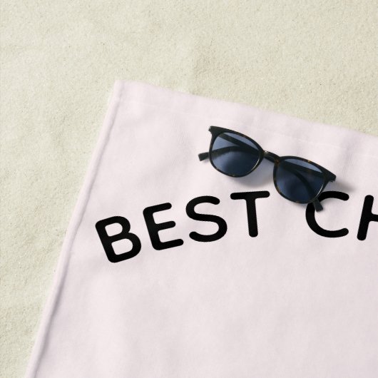 Best Christmas Ever Pink Flamingo Santa Strandtuch (Beispiel)