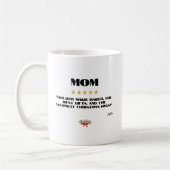 Best Christmas Mama 5-Star Review Design bestellba Kaffeetasse (Links)
