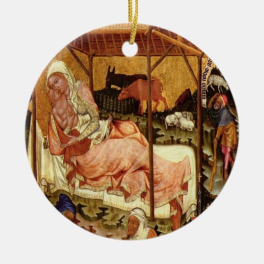 BEST CHRISTMAS ORNAMENTS - NATIVITÄT - BERÜHMTE KU KERAMIKORNAMENT (Vorne)