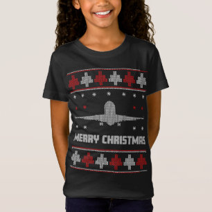 Best Christmas Pilots Aviation Ugly Sweater T-Shirt