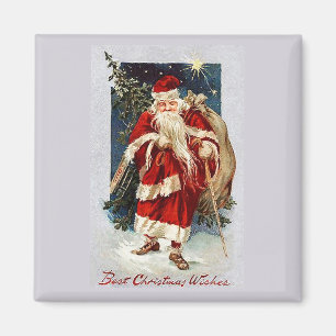 Best Christmas wünscht Vintag Magnet