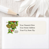 Best Christmas wünscht Vintage Holly Bells (Insitu)