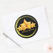 Best Classic 5-Sterne-Rundschreiben Runder Aufkleber (Umschlag)