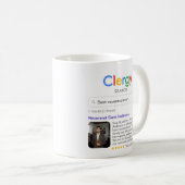 Best Clergy Ever Search Result Foto & Message Kaffeetasse (VorderseiteRechts)