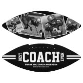 “Best Coach Ever” 4-Photo Team Collage Football (Paneele)