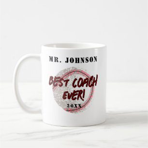 Best Coach Ever - Baseball Kaffeetasse