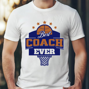 Best Coach Ever - Basketball-Design T-Shirt