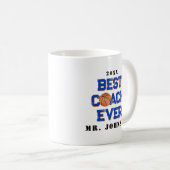 Best Coach Ever - Basketball Kaffeetasse (VorderseiteRechts)