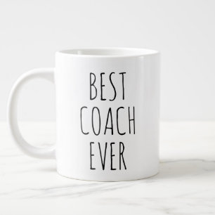 "Best Coach Ever" Einfaches, modernes Bauernhaus Jumbo-Tasse