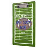 Best Coach Ever Football Klemmbrett (Links)