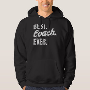Best Coach Ever Football Trainer Softball Coaches Hoodie