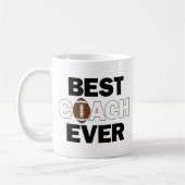 Best Coach Ever Football Trainer Sportteam Kaffeetasse (Links)
