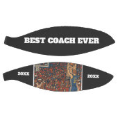 BEST COACH EVER Trendy Foto Collage Coach Geschenk Basketball (Panele)