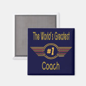 Best Coach Geschenke Magnet (Vorderseite/Rückseite)