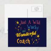 Best Coach Geschenke Postkarte (Vorne/Hinten)