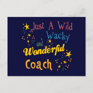 Best Coach Geschenke Postkarte