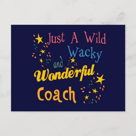 Best Coach Geschenke Postkarte (Vorderseite)