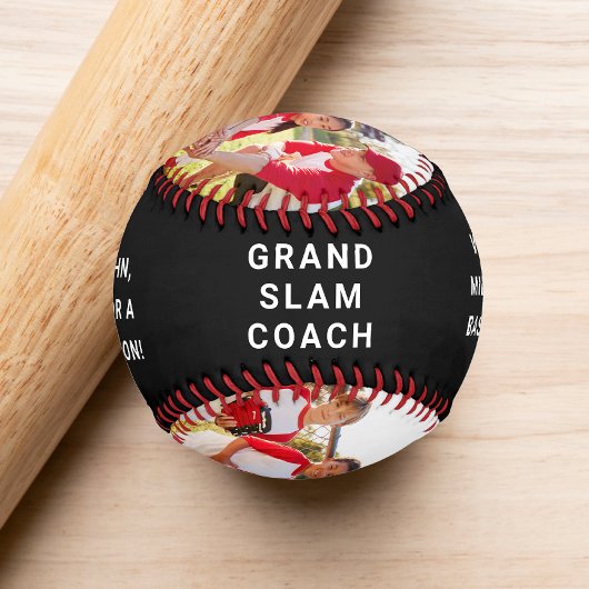 Best Coach je Foto Black Baseball