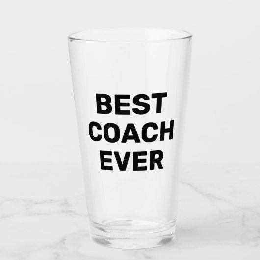 Best Coach Jeden Bierpint Glas (Vorderseite)