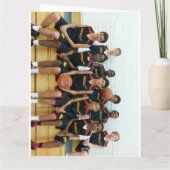 Best Coach Team Name Foto Dankeskarte (Rückseite)
