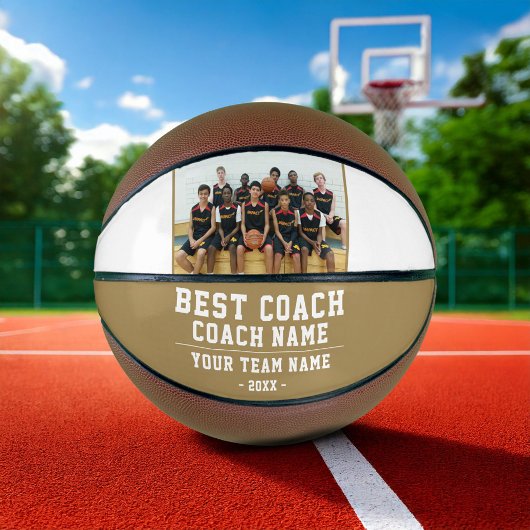 Best Coach Team Name Foto Vielen Dank Basketball