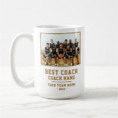 Best Coach Team Name Foto Vielen Dank Kaffeetasse (Links)