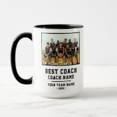 Best Coach Team Name Foto Vielen Dank Tasse (Links)