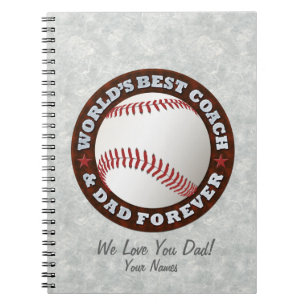Best Coach & Vater 1 Notebook der Welt Notizblock