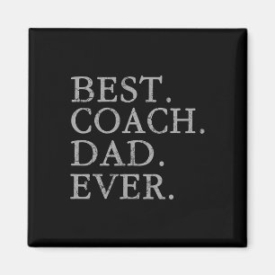 Best Coach Vater je Sports Baseball Football Socce Magnet