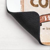 Best Coffee Vintage Mousepad (Ecke)