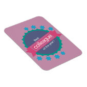 Best colleague  birthday job gift magnet (Rechte Seite)