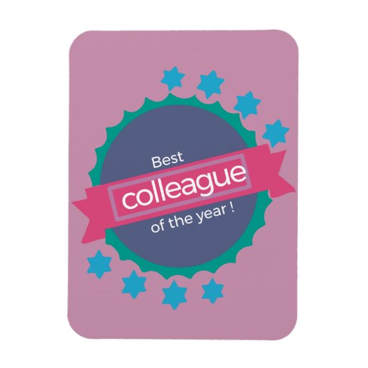Best colleague  birthday job gift magnet (Vertikal)