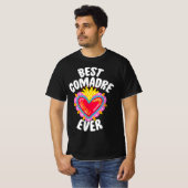 Best Comadre Ever Heart Milagritos - Mexikanisches T-Shirt (Vorne ganz)