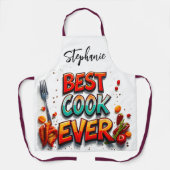 Best Cook Ever Mama Schürze (Vorderseite)