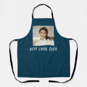 Best Cook Ever Personalisierte Foto Schürze (Vorderseite)