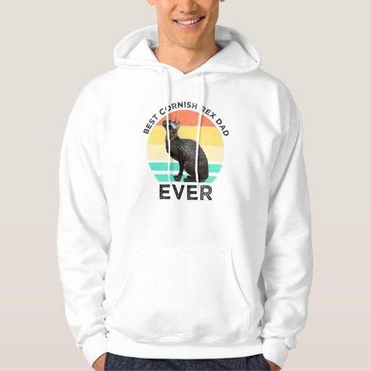 Best Cornish Rex Dad Ever Hoodie (Vorderseite)