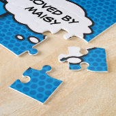 Best Cousin 12 Foto Collage Blue Fun Comic Puzzle (Seite)