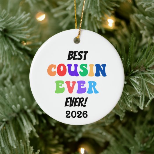 Best Cousin Crew Ever Keramik Ornament (Baum)